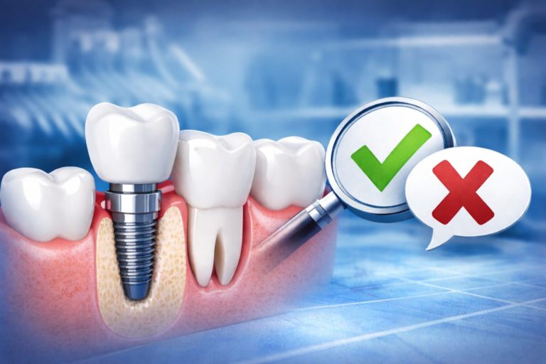Implant zębowy: Fakty i mity. Obalamy mity o implantach zębowych.